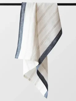 Tell Me More - Keittiöpyyhe Maya pellavaa, natural stripe