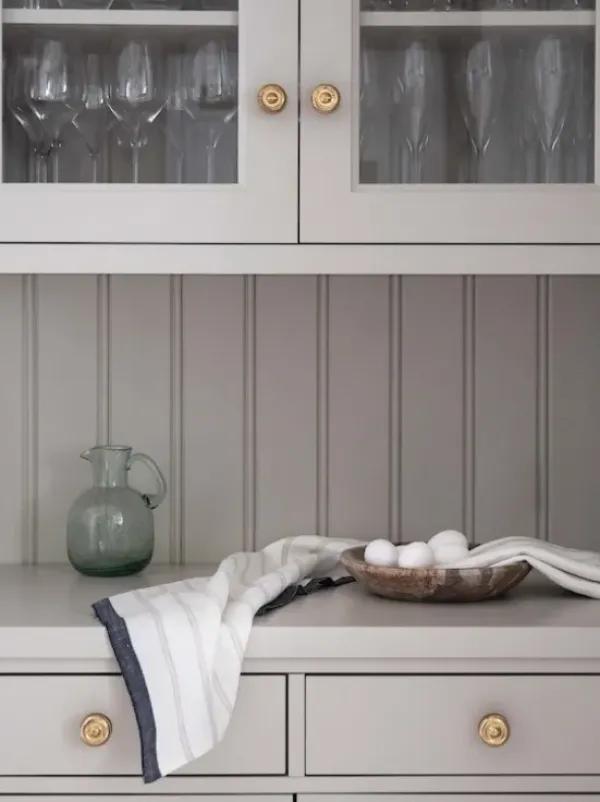 Tell Me More - Keittiöpyyhe Maya pellavaa, natural stripe