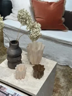 Olsson & Jensen Tess vaasi 19cm, off white