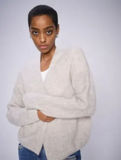 Mos Mosh Thora Relax neuletakki, feather grey