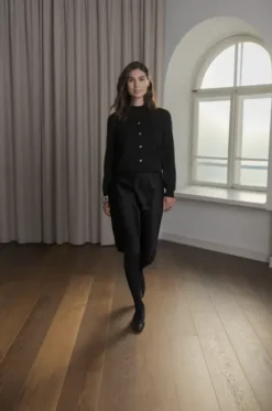 Original Story Tiana polvipituinen satiinihame, black