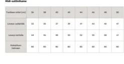 Original Story Tianna midi satiinihame, cream