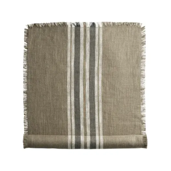Tine K Home - Everstripe kaitaliina, khaki