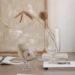 Tine K Home – hurrikaanimaljakko neliöjalalla, korkea H35cm