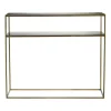 Tine K Home - metallinen konsolipöytä 35x100, honeygold