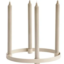 Tine K Home - rengaskynttelikkö, 30cm, hiekka