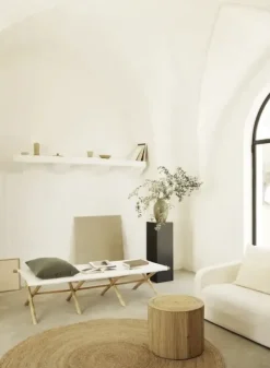 Tine K Home - taitettava aurinkopeti, valkoinen