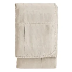 Tine K Home - tikattu päiväpeitto 190x260 cm, SAND