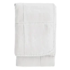 Tine K Home - tikattu päiväpeitto 260x260 cm, WHITE