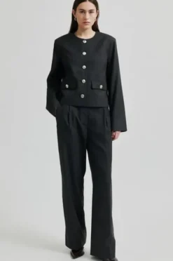 Second Female Wake housut, dark grey melange