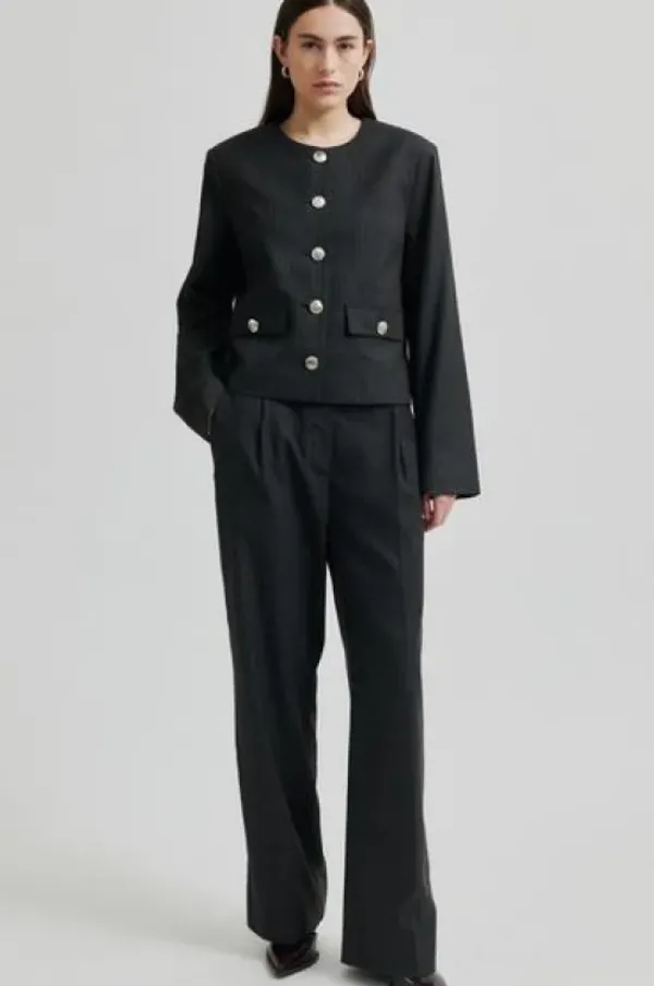 Second Female Wake housut, dark grey melange