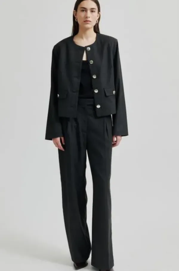 Second Female Wake housut, dark grey melange