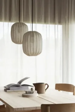 Watt & Veke Watt&Veke - Prisma 25 kattovalaisin pellavaa, natural