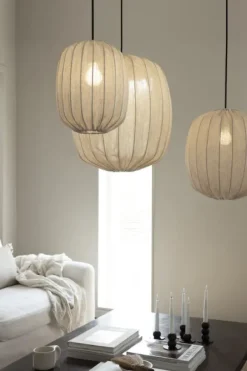 Watt & Veke Watt&Veke - Prisma 45 kattovalaisin pellavaa, natural