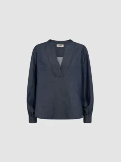 Mos Mosh Yen denim pusero, dark blue