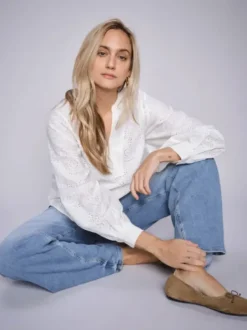 Mos Mosh Yen Sina pitsipusero, ecru